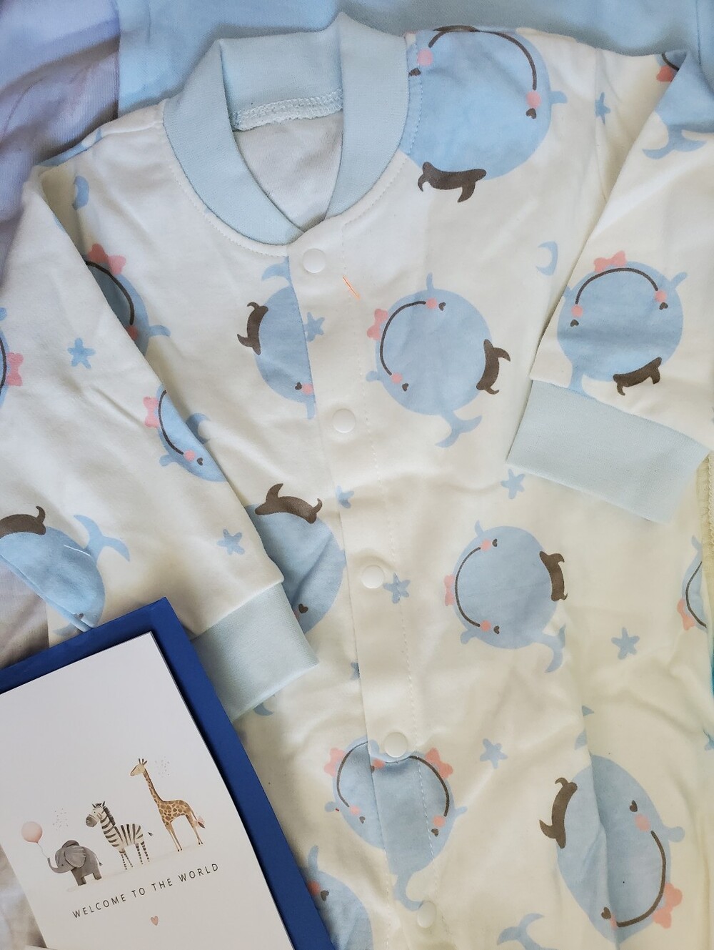 Luxury Baby Boy Gift Basket Thoughtfully Curated Blue Newborn Essentials - Picture 5 of 11